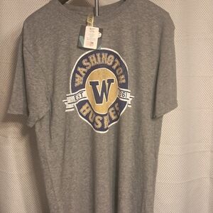 Washington Huskies Gray Short Sleeve Tee